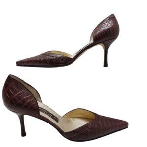 RICKARD SHAH D'ORSAY CROCODILE PUMPS EU 39.5 NEW